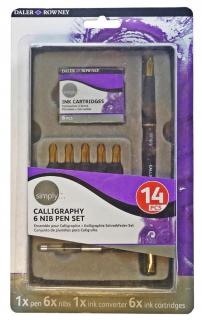 Runogy pero pre kaligrafiu Set 6 Tipy 910