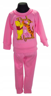 Medvedík Pú - Ružové detské pyžamy winnie pooh veľkosti 80