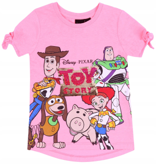 TOY STORY - Ružové tričko, tričko Toy Story Disney 6-7 rokov