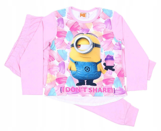 Mimoni  - Ružový pyžamám minion primark 5-6 rokov 116 cm