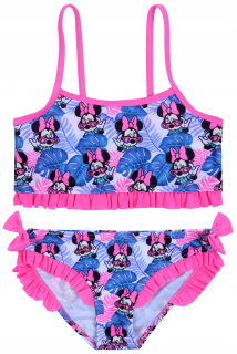 Minnie Mouse - Ružové a modré, dvojdielne plavky