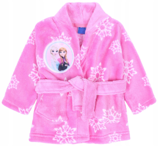 Elsa Frozen - Vzostup, teplý, girlista župan mrazený 104 cm