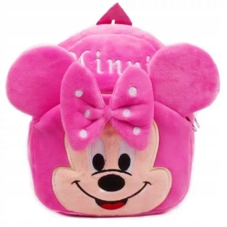 Minnie Mouse - Ružová batoh myš Minnie Plush materská škola