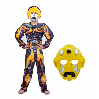 TRANSFORMERS - S / m čmeliaka outfit 128/134 cm + maska