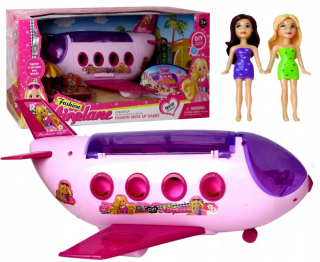 Barbie -  Ružové lietadlo pre bábiky Barbie Oblečenie