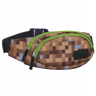 ĽAVÝ BATOH na hru taška na hru pre fanúšikov hry MINECRAFT (TBB4A68)