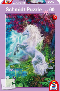 Schmidt Puzzle Unicorn čarovné záhrady 60 EL