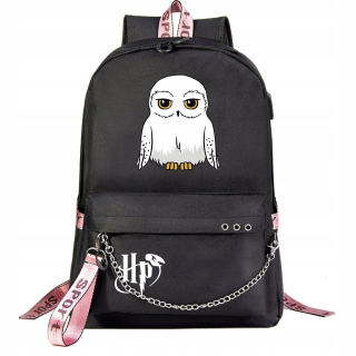 Školský batoh - Batoh školy Harry Potter Owl Big A4 USB