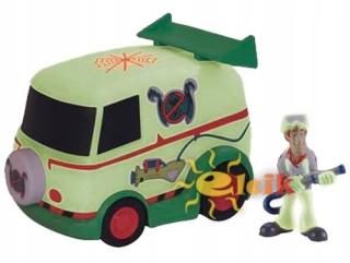 Scooby Doo - Scooby Doo Figurine a svetelné vozidlo DUCHIOP