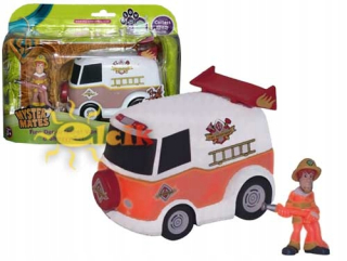Scooby Doo - Scooby Doo Figurine a svetelné vozidlo Hasiči
