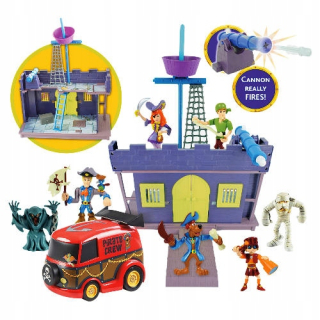 Scooby Doo - Scooby Doo Fort Piracpi + 7 figúrky + auto