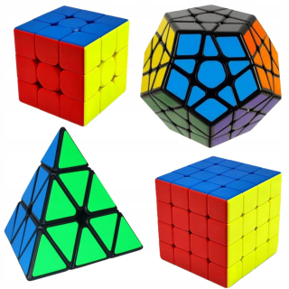 Sada kociek 3 × 3 + 4 × 4 + Megaminx + Pyraminx MoYu ORIGINAL