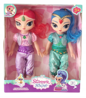 Shimmer a Shine - Shimmer a lesk 2 bábiky set - spievať