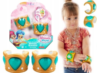 Shimmer a shine magic interaktívny náramok - červený DMD44