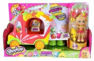 Shopkins - ShopKins 56332 Juicy Auto s nápojmi + bábika