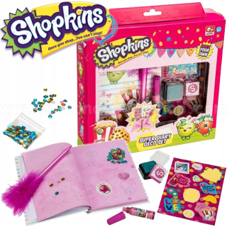 Shopkins - Shopkins Diary Sada na zdobenie flitrov