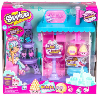 Shopkins S8 Dovolenka Kaviareň Oh La Macaron Cafe