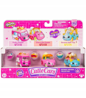 Shopkins - ShopKins Szrakinsy Cutie Cars Collection Set 3ks