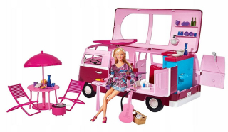 Simba 5739423 Veľký karavan s bábikou Steffi rozvrhu
