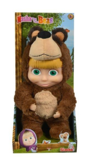 Máša a medveď - Simba bábika Masha delikty pre medvedík 2in1 25cm