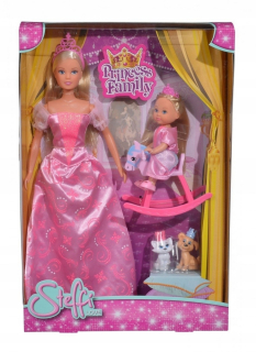 Babika evi - Simba Steffi bábika a evi kráľovná s princeznou