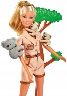 STEFFI bábika - Simba steffi bábika na záchranu koala 29cm 3+