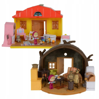 Máša a medveď - Simba Masha a medvedí Chata Maszy a Mission Cottage