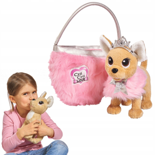 CHI CHI LOVE - Simba pes v handbase chi chi láska princezná