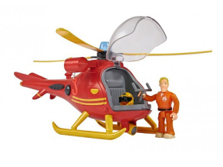 Požiarnik Sam  - Simba Fireman Sam Rescue Helicopter + Figurine