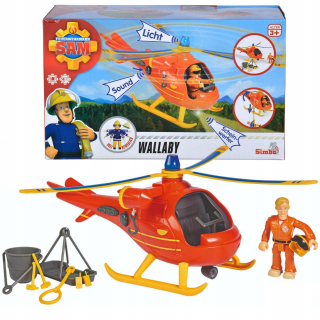 Požiarnik Sam - Simba Firefighter sám vrtuľník svetlý zvukový obrázok