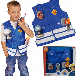 Požiarnik Sam  - Simba Fireman Sam vesta baterka Walkie Talkie