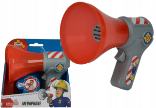 Požiarnik Sam  - Simba Fireman Sam Megafón Mikrofón pre batérie