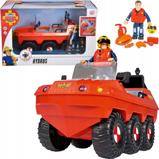 Požiarnik Sam  - Simba Firefighter Sam vozidlo Hydrusové obojživelné figúrky