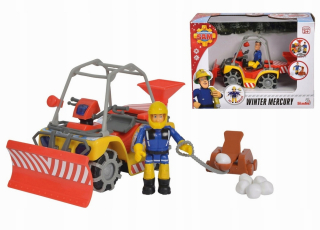 Požiarnik Sam  - Simba Fireman Sam Záchrana vozidla sneh Quad m