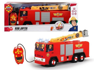 Požiarnik Sam  - Simba Fireman Sam Big Jupiter riadený 62 cm