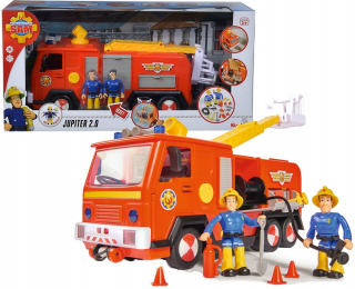 Požiarnik Sam  - Simba Fireman Sam Fire Truck Jupiter +2 Figurs