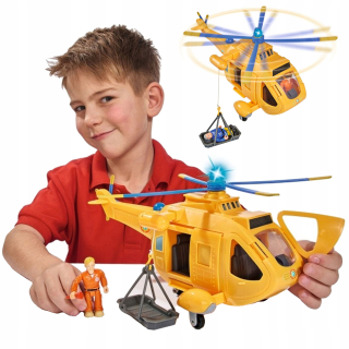 Požiarnik Sam - Simba Fireman Sam Helicopter Wallaby 2 Sound + Tom