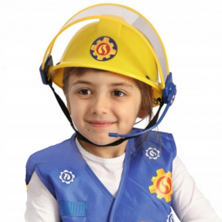 Požiarnik Sam  - Simba Firefighter Sam Helma s mikrofónom. Oheň helma