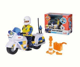 Požiarnik Sam  - Simba Fireman Sam Motocykel Policajný motor
