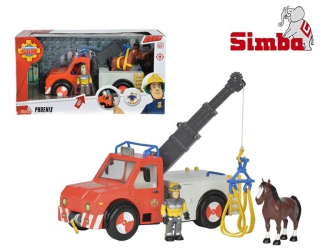 Požiarnik Sam  - Simba Fiseman Sam vozidlo Phoenix s obrázkom