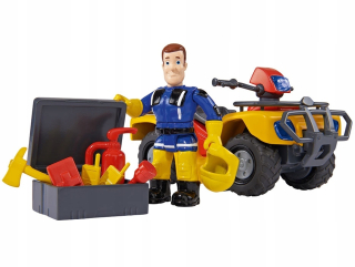 Požiarnik Sam  - Simba Firefighter Sam Quad Merkúr s 925765 Figurine