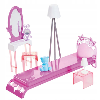 STEFFI bábika - Simba Bedroom Steffi Mebelki pre Doll Doplnky