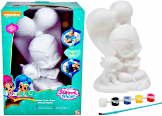 Shimmer a Shine - Piggy Bank Shimmer Shine pre maľovanie Shine Figurine