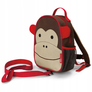 Detský batoh - Skip Hop Backpack s vodítkom Baby Zoo Monkey