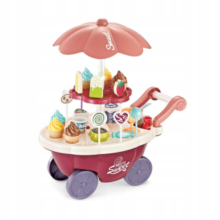 Castle Shop Vozík Ice Cream Sound LED woop