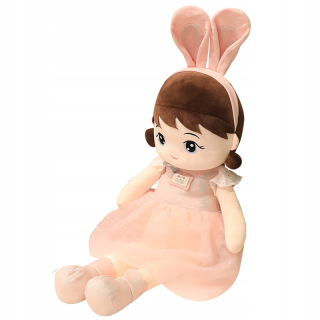 Bábika - ROZTOMNÁ VEĽKÁ handrová bábika MASCOT 60cm