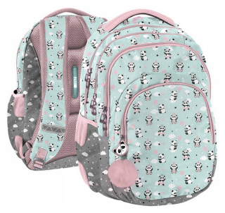 Školský batoh, taška - Cute Pandas School Batchpack pre dievčatá 1-3