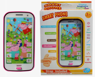 Pepa Pig - Smartphone Dotykový tablet Pepa Pepe svieti vedené strany
