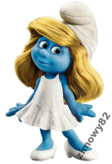 Šmolkovia - Smurfs 3D Wall Decal Smurfetka