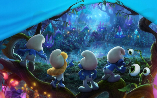 Šmolkovia - SMURFS WALL STEPER - plagát 110 cm K140